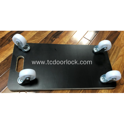 4-wheel moving board dolly sliders with GS polywood